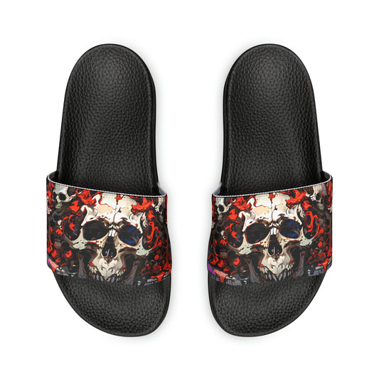 Men's Blood Skull Slide Sandals