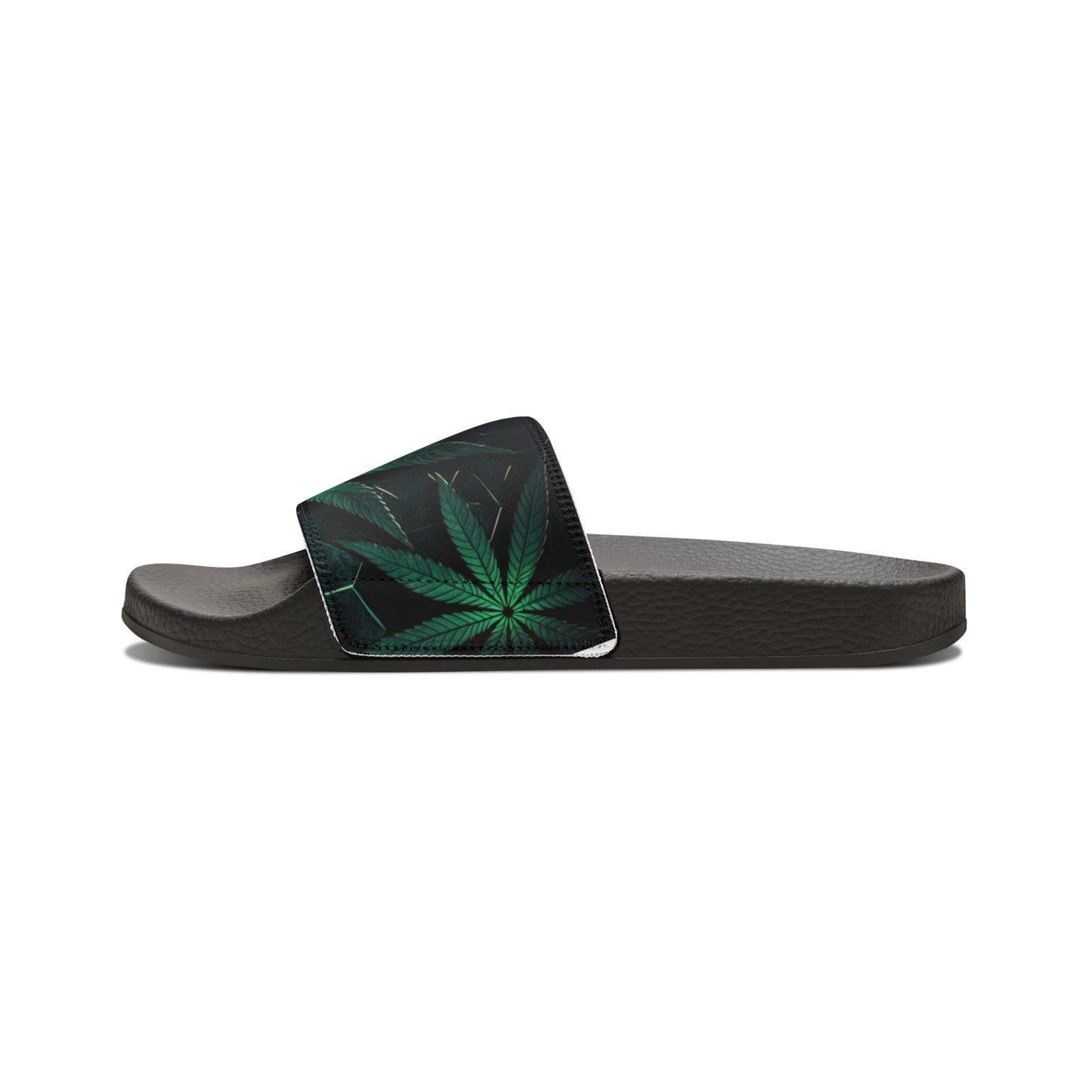 Women's Marijuana Leaf Slide Sandals